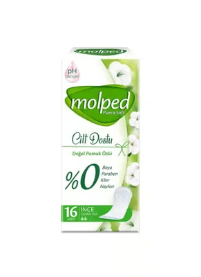 Molped Pure & Soft Günlük Ped 16 Adet