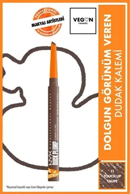 NYX Professional Makeup Duck Plump Dolgun Görünüm Veren Dudak Kalemi Touch Up Taupe