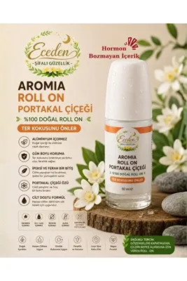 Eceden Şifalı Güzellik Doğal Roll On Ter Kokusu Önleyici Bitkisel Lenf Dostu Portakal Çiçeği 50 ml Dermokozmetik
