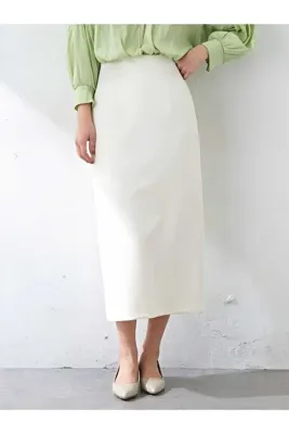 CNG MODA Düz Scuba Kalem Etek