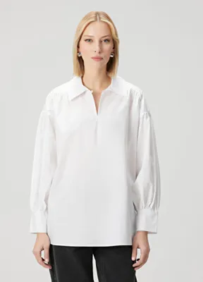 By Malene Birger Leonora Beyaz Bluz