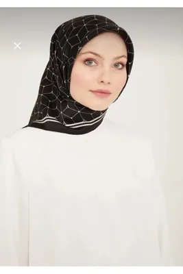 ARMİNE Nostalji Tivil Ipek 9166-03 Siyah Karışık Desen
