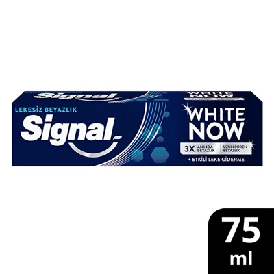 SIGNAL Signal White Now Lekesiz Beyazlık Anında Beyazlatıcı Leke Karşıtı Diş Macunu 75 ml