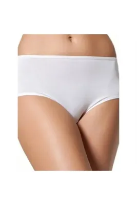 Tutku Kadın Beyaz 5'li Paket Likralı Bato Külot Elf568t0924ccm5
