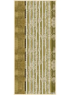19v69 ITALIA Desenli Kesik Elyaf Seri Şal Askısı İle Birlikte 90x200 SİYAH GOLD ANTRASİT