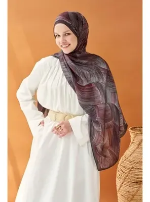 Silk Home Riva Şal Tencel Flow Koyu Mor