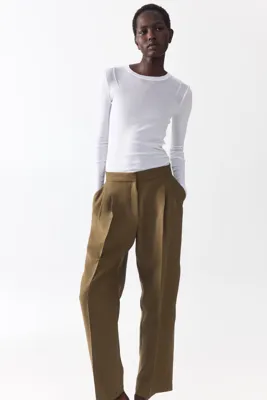 H&M Barrel Paça Gabardin Pantolon