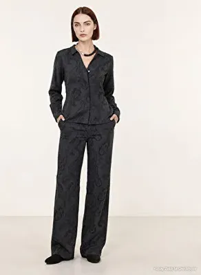 Yargıcı 26KKBL6012X Antrasit Kadın V Yaka Regular Fit Bluz