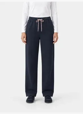 Xint Lacivert Oversize Pamuklu Sweat Pantolon