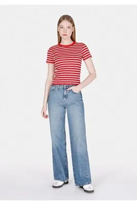 Colins 970 Berry Regular Fit   Kadın Denim Jean Pantolon
