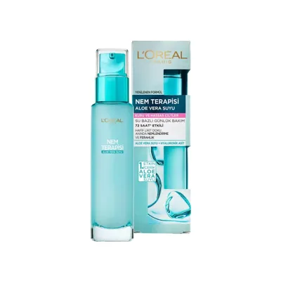 L'Oréal Paris Nem Terapisi Aloe Vera Suyu Hassas Ciltler için Su Bazlı 70 ml