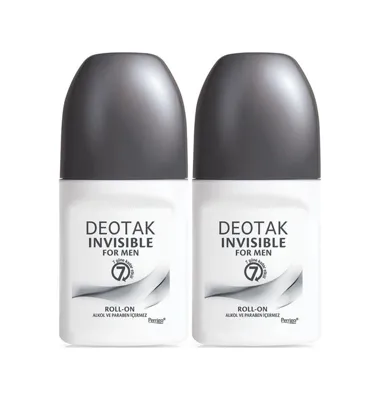 DEOTAK Roll-on 35ml Invısıble Formen/erkek 2 Li Set