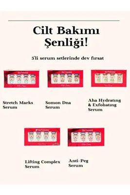 TRELİXİR Dermapen-iğnesiz mezoterapi Serum Seti