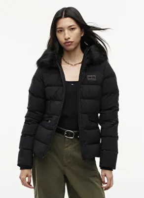 Tommy Jeans Siyah Kadın Ceket DW0DW23409BDS