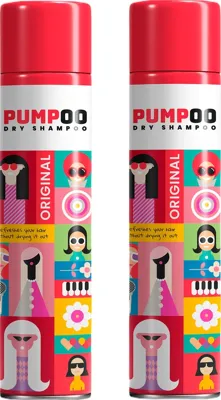 Pumpoo Kuru Şampuan 2 x 200 ML