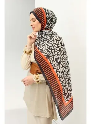 Silk Home Tencel Monare Şal Coral Gece Mavisi