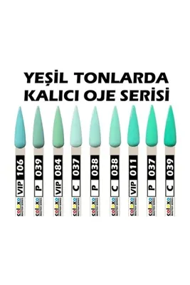coloxo master series SU YEŞİLİ ve TURKUAZ TONLARDA KALICI OJE SERİSİ 12ml
