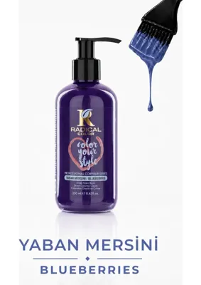 Radical Color Su Bazlı Saç Boyası 250 ml Blueberry