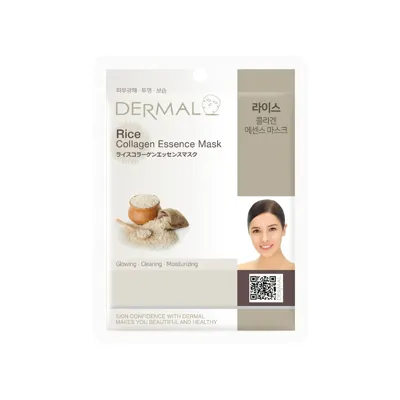 Dermal Kağıt Maske Pirinç Kolajen 23 gr