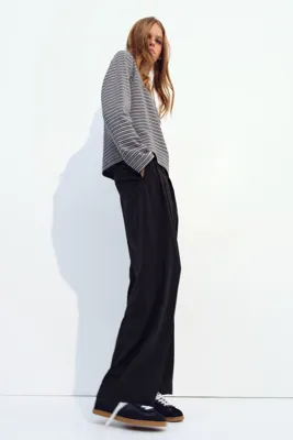 H&M Pileli Barrel Paça Pantolon