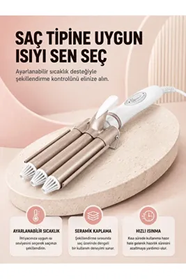 Epilons Her Saç Tipine Uygun, Hızlı Isınan Bukle Yapıcı – Evde Kuaför Kalitesinde Sonuç Yeni Nesil