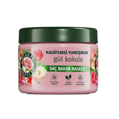 Herbal Essences Kadifemsi Yumuşaklık Gül Kokulu Saç Bakım Maskesi 300 ml