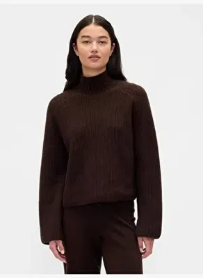 Gap CashSoft Shaker Örgü Turtleneck Kazak 