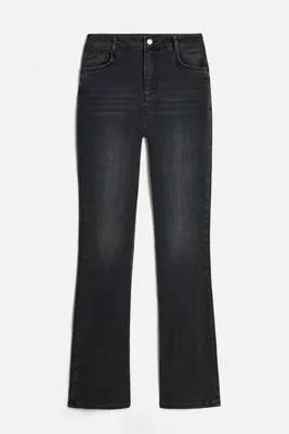 Mudo Kadın Antrasit Flare Fit Pantolon