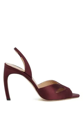 Victoria Beckham Garlow Bordo Kadın Sandalet