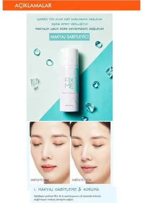 Toyigoo Makyaj Sabitleme Spreyi 50ML Fix Me Make-Up Fixer