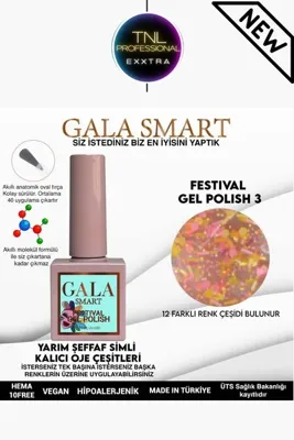 Tnl Professional Tnl Exxtra Gala Smart Festival Gel Polish No: 09 10 Ml Kalıcı Oje