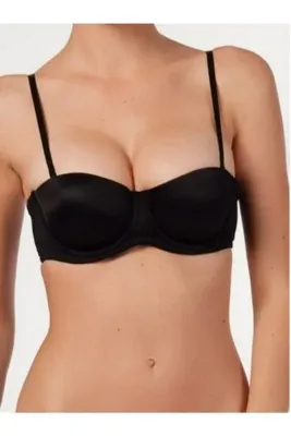 Le Jardin Lingerie Le Jardin 7030 Elita Micro Destekli Sütyen Siyah 80