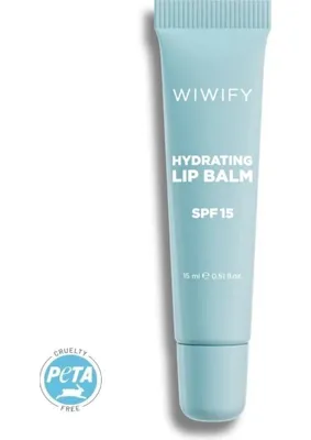 WIWIFY Wiwify Hydrating Lip Balm Spf 15, Şeffaf & Parlak Bitişli Güneş Korumalı Dudak Bakımı