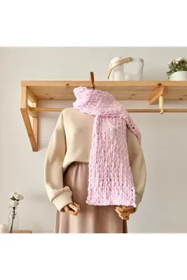 qarmacha Puffy El Örmesi Atkı