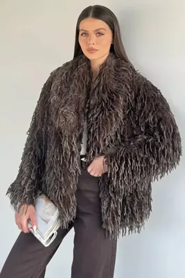 TOZLU Kadın Astarlı Püsküllü Mont (s-m-l-xl Uyumludur)