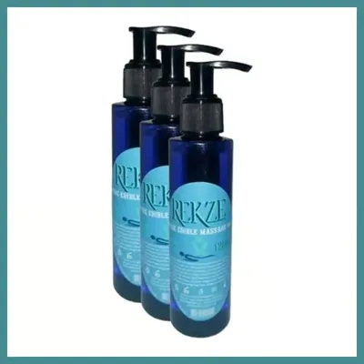 Trendexa Süper Rekze Erkeklere Kadınlara Özel Sade Yenilebilir Masaj Yağı Pure Edible Massage Oil 125ML 3 Adet MAC