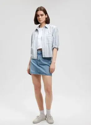 Mavi Kadın Pamuklu Denim Etek M1310204-87098-BAILEY