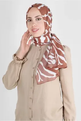 Alvina ZEBRA DESEN ŞAL 8265
