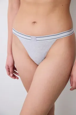 Penti Gri Pamuklu Brazilian Külot