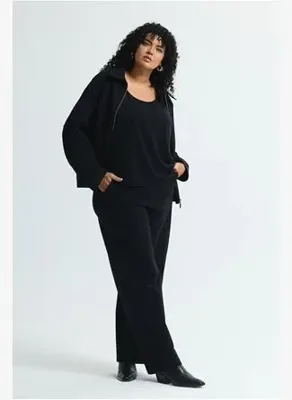 Love My Body Örme Bol Pantolon