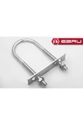 Shopwave U Civata, Karşılık Demiri + Somunlu - M10x60 - 2 Set