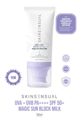 Magic Sun Block Milk SPF 50+ Yeni Nesil Filtreli Yüz Güneş Kremi 50 ml | UVA + UVB Geniş Spektrum