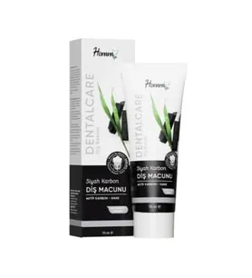 hommlife HOMM LIFE SİYAH KARBON DİŞ MACUNU 75 ML