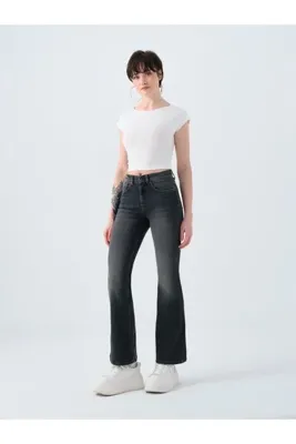 Loft Flare Slim Fit Kadın Pantolon