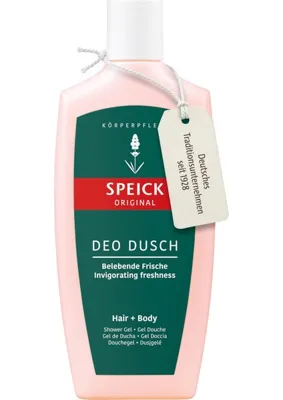 Myg Plus Speick Original Unisex Şampuan ve Duş Jeli 250 ml | 2'si 1 Arada Saç ve Vücut Temizleyici, Unisex, Doğal Speick Bitki Özü, Vegan Formül