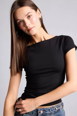 Defacto Fitted Bisiklet Yaka Tişört