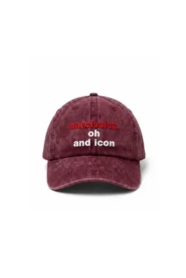 Tresore "Narcissist. oh and icon" Nakışlı Yıkamalı Şapka / "Narsist. ve ikon" Washed Cap Baseball Kep