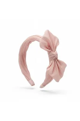 Home MAVİMAKRO Pembe fiyonğlu Saç Bandı Taç