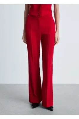 MANGO Woman PANTOLON İGUANA