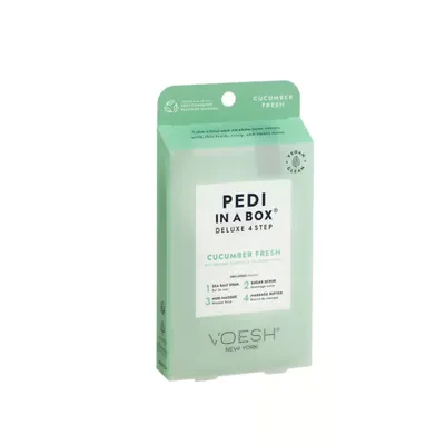 voesh New York Pedi In A Box Deluxe Pedikür 4 Adımlı Set Salatalık
